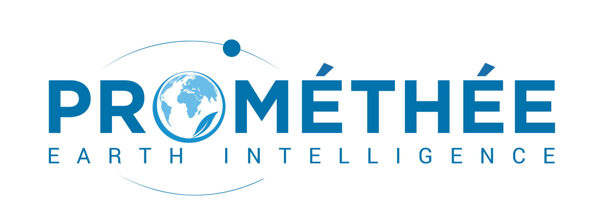 LOGO PROMETHEE EARTH INTELLIGENCE BLEU